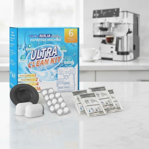 Espresso machine cleaning - machine, kit