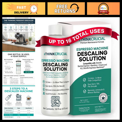 Descaler for espresso machines - descaler,